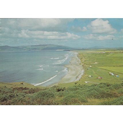 Pwll Neigll Abersoch Gwynedd Postcard 1985 used VGC