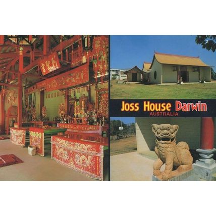 Joss House Darwin Australia Postcard