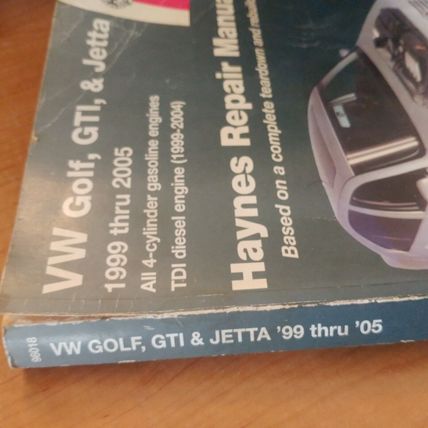 Volkswagen Golf,GTI,Jetta 1999-2005 Haynes repair manual TDI Diesel 99-04
