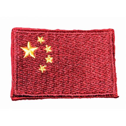 China Flag sew on Embroidered Sew Patch Badge Patches Crafts P156