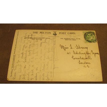 1910 fr Milton Postcard - Wroxham scene, Norfolk Broads