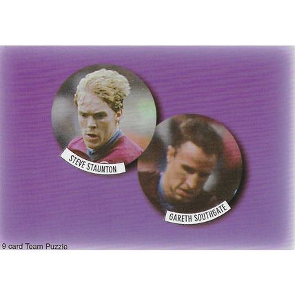 Futera's Aston Vila 1997-98 Fans' Selection: Team Puzzle - No. 4, Staunton, Sout