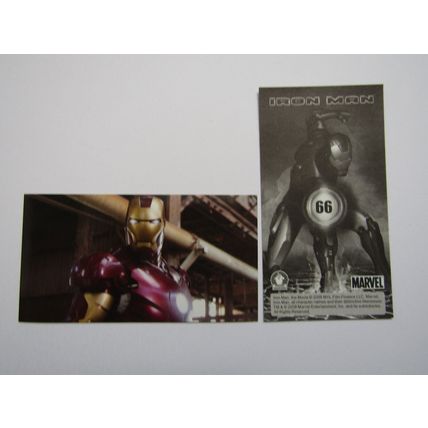 Marvel - Iron Man The Movie 2008 - Preziosi Sticker Drop-down Choice (e18)