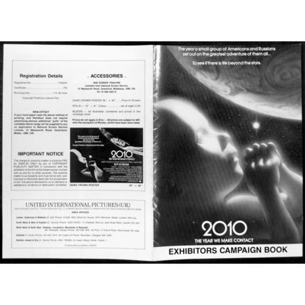 2010 1984 John Lithgow, Helen Mirren, Bob Balaban, Keir Dullea UK CAMPAIGN BOOK
