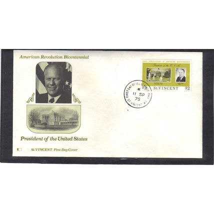 FDC Int'l St. Pierre Honoring America's Bicentennial (Cachet-U/A) CV01117