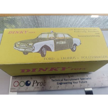 Dinky No551 Ford Taurus Policewagen - Reproduction / Replica Box