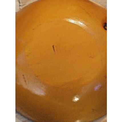 Vintage Munising Wooden Salad Bowl Brown Strawberry Design Lot Of 4 Round Shape