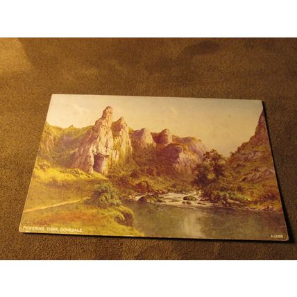 Valentines postcard -Pickering Tors Dovedale Peak District - Thompson / A1266