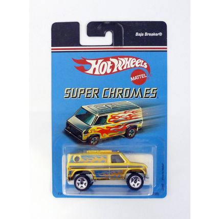 Hot Wheels Baja Breaker Super Chromes Gold Die-Cast Van 2006