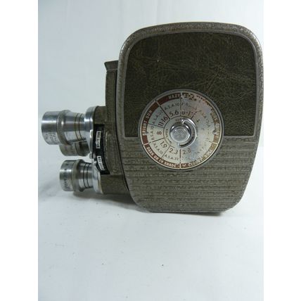 Vintage 1950s Keystone Capri K-27 8mm Movie Camera Triple Lenses*