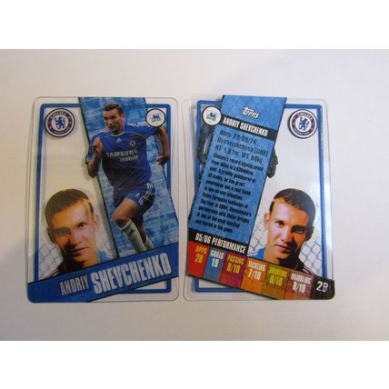 29. Andriy Shevchenko - Chelsea - Topps - I-Cards 2006/07 Football Card