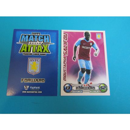 Moustapha Salifou - Aston Villa - Match Attax 2008/09 Football Card