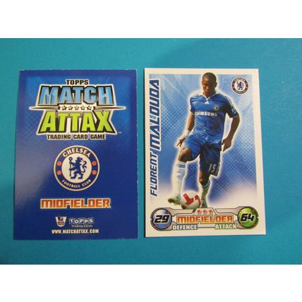 Florent Malouda - Chelsea - Match Attax 2008/09 Football Card