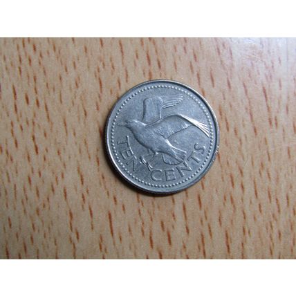 Barbados 1995 10 Cents Coin