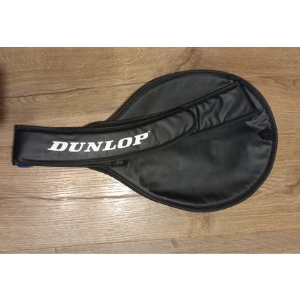 Vintage Dunlop 2 hundred Junior Tennis Racket and Cover Bag with Shoulder Strap