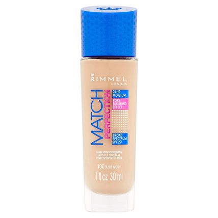 Rimmel London Match Perfection Foundation Ivory 1 oz.