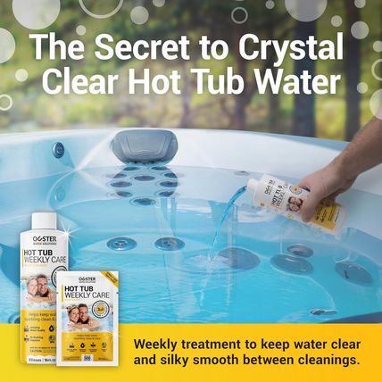 3In1 Weekly Hot Tub Cleaner, Conditioner, Clarifier - Hot Tub Chemicals for Stan