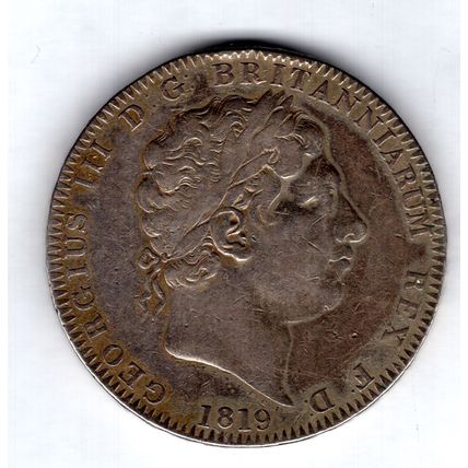 Great Britain. George III Crown 1819. DY19650