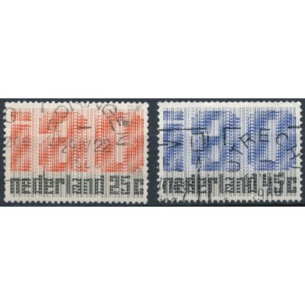 50ᵗʰ Anniv of ILO - Netherlands 1969 - FH - MiNr 912/3