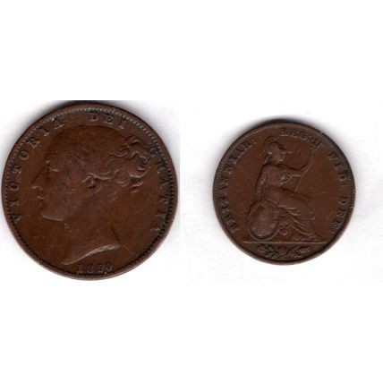 Great Britain. Victoria. Farthing 1850. dy22283