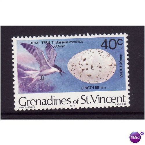St Vincent/Grenadines 1978 sg 122 40 cent Royal Tern u/m mint
