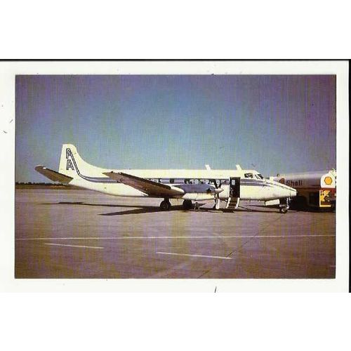 Aviation AIR ATONABEE SAUNDERS ST-27 Postcard by Mary Jayne (MJ667)