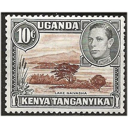 KUT 1952 SG136 10cBrown & Grey Mounted Mint .. ...