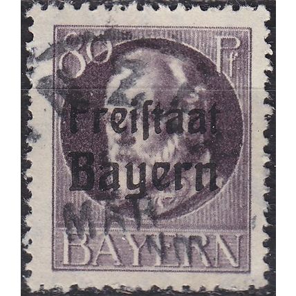 GERMANY Bayern Bavaria [1919] MiNr 0164 A ( O/used )