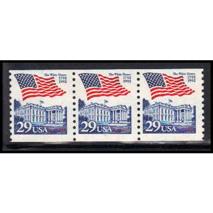2609 29c U.S. Flag Over White House Fine MNH PNC 1/3 PA3220