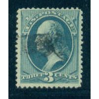 Used 184 3c George Washington Just Clears M00473