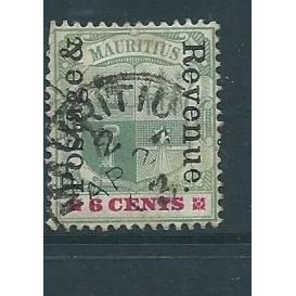 mauritius edward sg158 sg158 crown ca cds used ovpt.