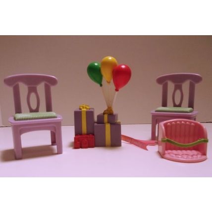 2003 Fisher Price Loving Family Deluxe Dining Room Accessories