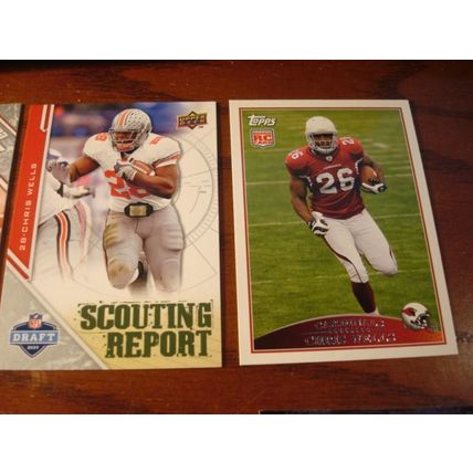2009, 10-Rc Cards, BEANIE WELLS, Cardinals
