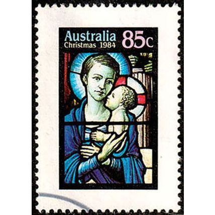Australia 1984 Christmas 85c Used Stamp .