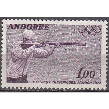 Andorre Français 1972 Michel 241 Neuf ** Cote (2008) 4.20 € Jeux olympiques