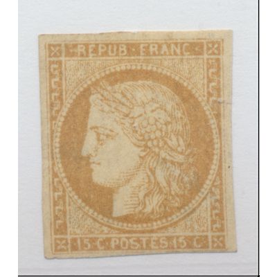 French Colonies Stamp Scott #10, Unused, No Gum