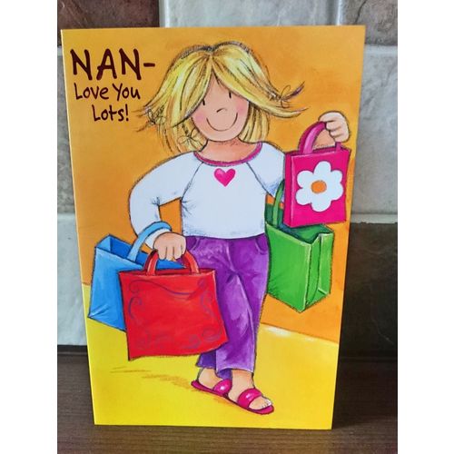 Nan Birthday Cards - Nan Love You Lots! - 02