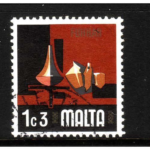MALTA 1973 SG 491 1c 3 POTTERY FINE USED #7