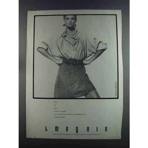 1982 i.magnin Summer Suedes Ad - Anne Klein
