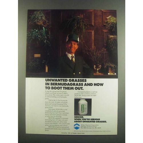 1985 Mobay Sencor Ad - Unwanted Grasses