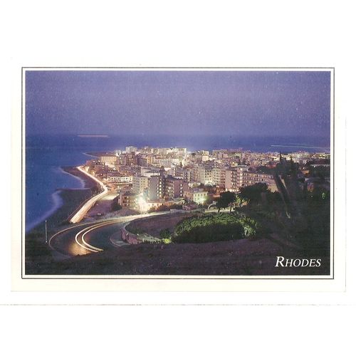 RHODES, GREECE used postcard not posted #