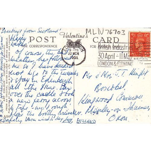 Princes Street Edinburgh Postcard (MLN76703)
