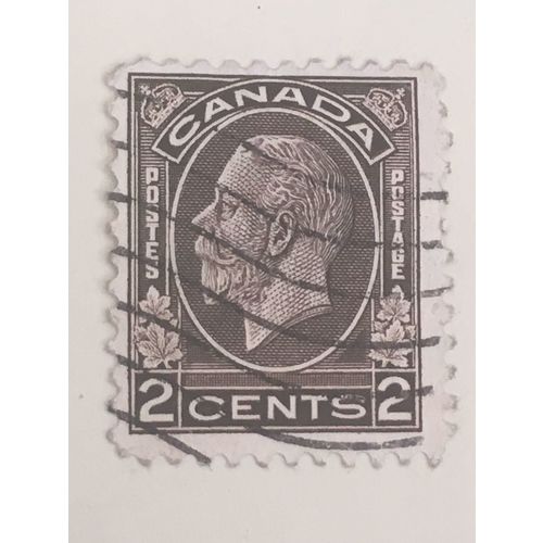 Canada KGV 1932 2c Sepia Used SG 320 Sc 196 King George V postage stamp