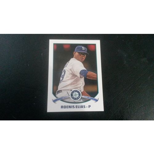 2015 Topps MLB Stickers # 124 Roenis Elias Mint (9) Seattle Mariners