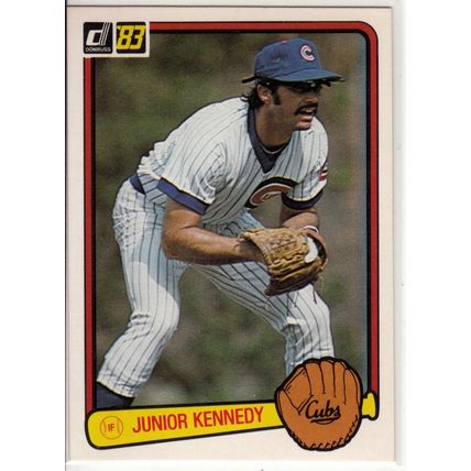 1983 Donruss baseball card 529 Junior Kennedy