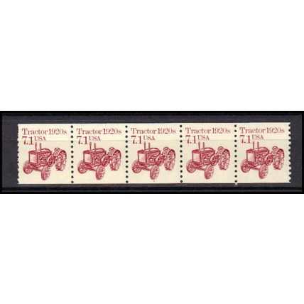 2127 7.1c Tractor Very Fine MNH Dry Gum PNC 1/5 X0709