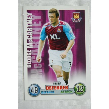 2007/08 Topps Match Attax Trading Card - George McCartney, West Ham United