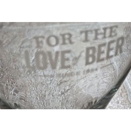 Vintage Samuel Adams Boston Lager For the Love of Beer Glasses Set of 2