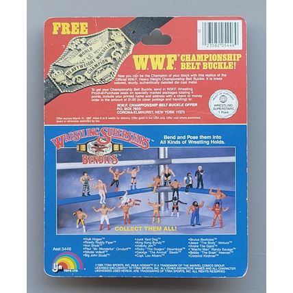 wwf ljn wrestling superstars bendies junk yard dog wrestling figure