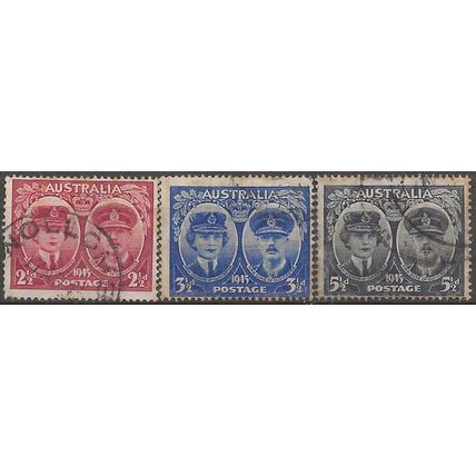 Australia 1941 Royal Visit Set SG209-211 Good/Fine Used